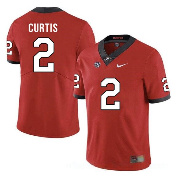Mens Youths Kids Womens Jared curtis Red Stitched Jersey